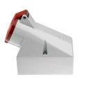MENNEKES Wall Mount Socket 4 Pole 32A 400V IP44 Red IP44 