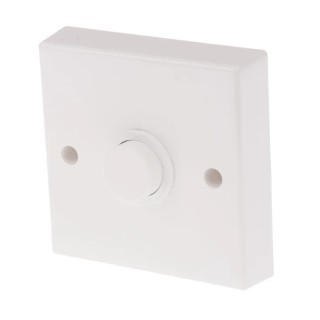 CP Electronics White Changeover DIL Switch, 1 Gang, 16A, 220-250V, ABS Satin Finish Green-i 490-201