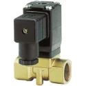 Buschjost 2 Port Normally Closed Solenoid Valve, 24V, 10mm Orifice, PA66 and 316 Stainless Steel Body 8256000.8001.02400