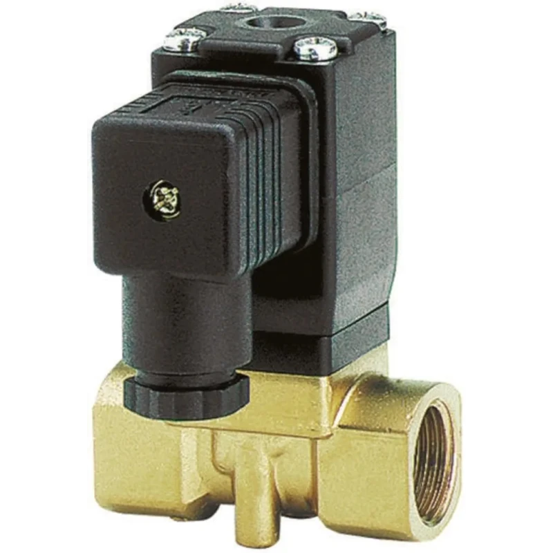 Buschjost 2 Port Normally Closed Solenoid Valve, 24V, 10mm Orifice, PA66 and 316 Stainless Steel Body 8256000.8001.02400
