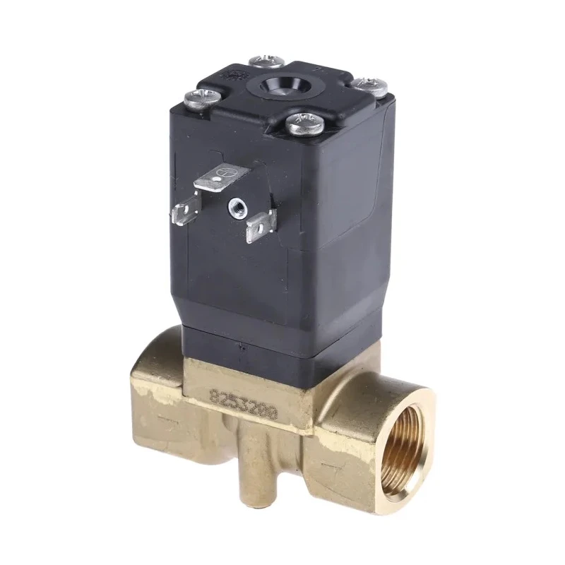 RS PRO 2 Port NC Brass Body Solenoid Valve, 24V DC, 10mm Orifice, 10 Bar Max Pressure 8253200.8001.02400