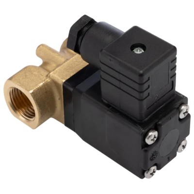Buschjost 2 Port Solenoid Valve NC, Brass Body, 10mm Orifice, 230V AC, 10 Bar, Series 82530 8253200.8001.23050