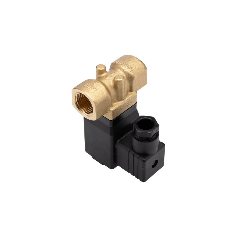 Buschjost 2 Port Solenoid Valve NC, Brass Body, 10mm Orifice, 230V AC, 10 Bar, Series 82530 8253200.8001.23050