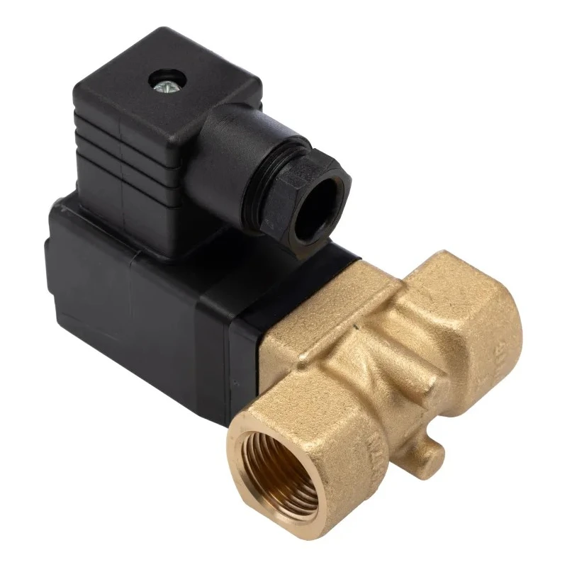 Buschjost 2 Port Solenoid Valve NC, Brass Body, 10mm Orifice, 230V AC, 10 Bar, Series 82530 8253200.8001.23050
