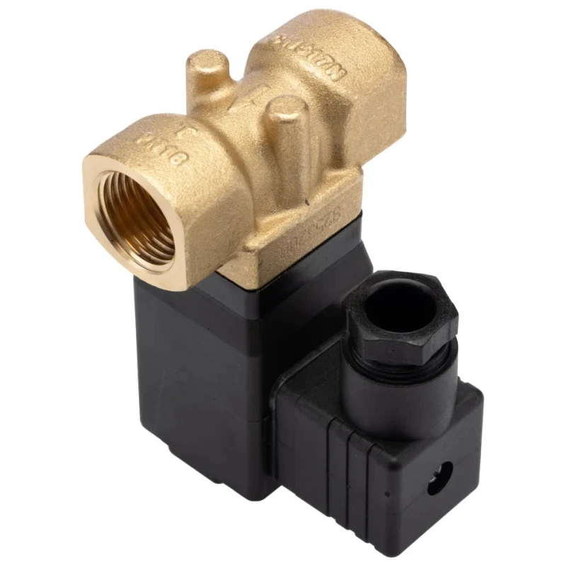 Buschjost 2 Port Solenoid Valve NC, Brass Body, 10mm Orifice, 230V AC, 10 Bar, Series 82530 8253200.8001.23050