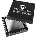 Microchip 8 bit AVR Microcontroller 20 MHz 8kB FLASH 32-Pin VQFN AT90PWM316-16MU