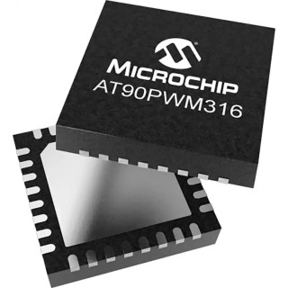 Microchip 8 bit AVR Microcontroller 20 MHz 8kB FLASH 32-Pin VQFN AT90PWM316-16MU