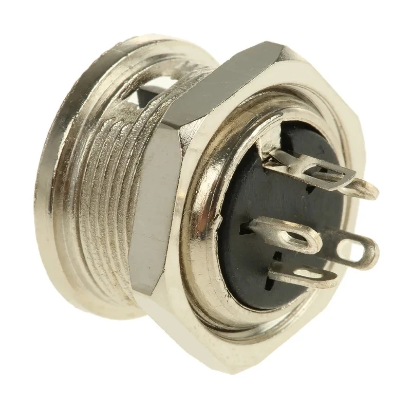 RS PRO 4 Pole Straight Standard DIN Socket 4A 100V AC Screw Panel Mount Female 490-848