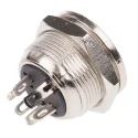 RS PRO 5 Pole Straight Standard DIN Socket 4A 100V AC Screw Panel Mount Female 490-844