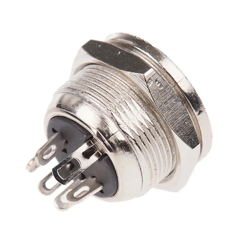 RS PRO 5 Pole Straight Standard DIN Socket 4A 100V AC Screw Panel Mount Female 490-844