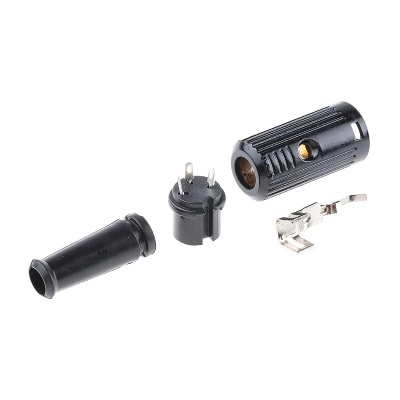 RS PRO 3 Pole Straight Standard DIN Socket, Female Connector, Cable Mount, 1A, 100V AC, Push Lock, Shielded, ABS 490-866