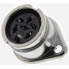 RS PRO 6 Pole Straight Standard DIN Socket, 1A, 100V AC, Bayonet, Chassis Mount Female 490-905