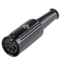 RS PRO 5 Pole Straight Standard DIN Socket, 4A Current, 100V AC Voltage, Push Lock Cable Female Connector 490-872