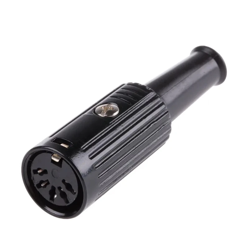 RS PRO 5 Pole Straight Standard DIN Socket, 4A Current, 100V AC Voltage, Push Lock Cable Female Connector 490-872
