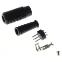 RS PRO 5 Pole Straight Standard DIN Plug, 4A Current, 100V AC Voltage, Push Lock Cable Male Connector 490-945
