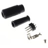 RS PRO 5 Pole Straight Standard DIN Plug, 4A Current, 100V AC Voltage, Push Lock Cable Male Connector 490-945