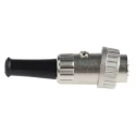 RS PRO 8 Pole Straight Standard DIN Plug, 1A, 100V AC, Bayonet Cable Mount 490-951