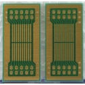 Sunhayato 20 Way 2 Extender Converter Board FR4 Epoxy Glass Fabric Laminate 39.37mm x 40.1mm SSP-101