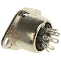 RS PRO 8 Pole Straight Standard DIN Socket, Push Lock, Chassis Mount Female, 4A, 100V ac 491-106
