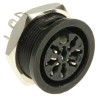 RS PRO 8 Pole Straight Standard DIN Socket, Female Connector, Panel Mount, 4A, 100V AC 491-140