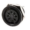 RS PRO 7 Pole Straight Standard DIN Socket, Panel Mount Female, 4A, 100V AC 491-156