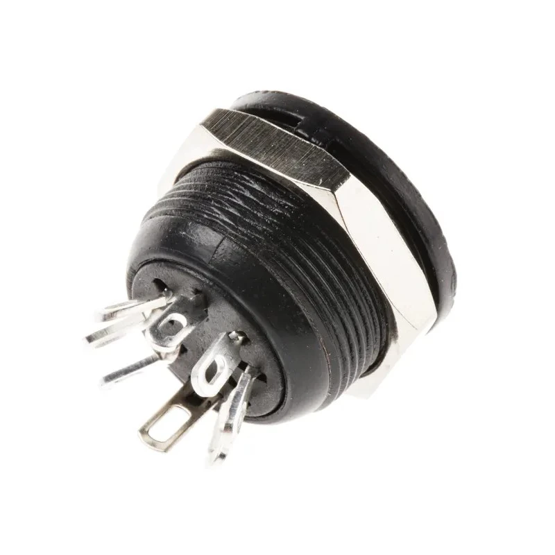 RS PRO 7 Pole Straight Standard DIN Socket, Panel Mount Female, 4A, 100V AC 491-156
