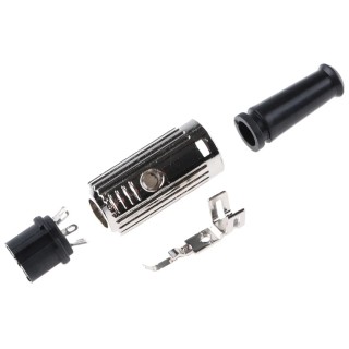 RS PRO 5 Pole Straight Standard DIN Socket, 4A Current, 100V AC Voltage, Push Lock Cable Female Connector 491-190