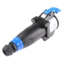 Emerson Appleton Cable Mount Industrial Power Connector 16A 2P+PE Polyamide IP66 Blue 