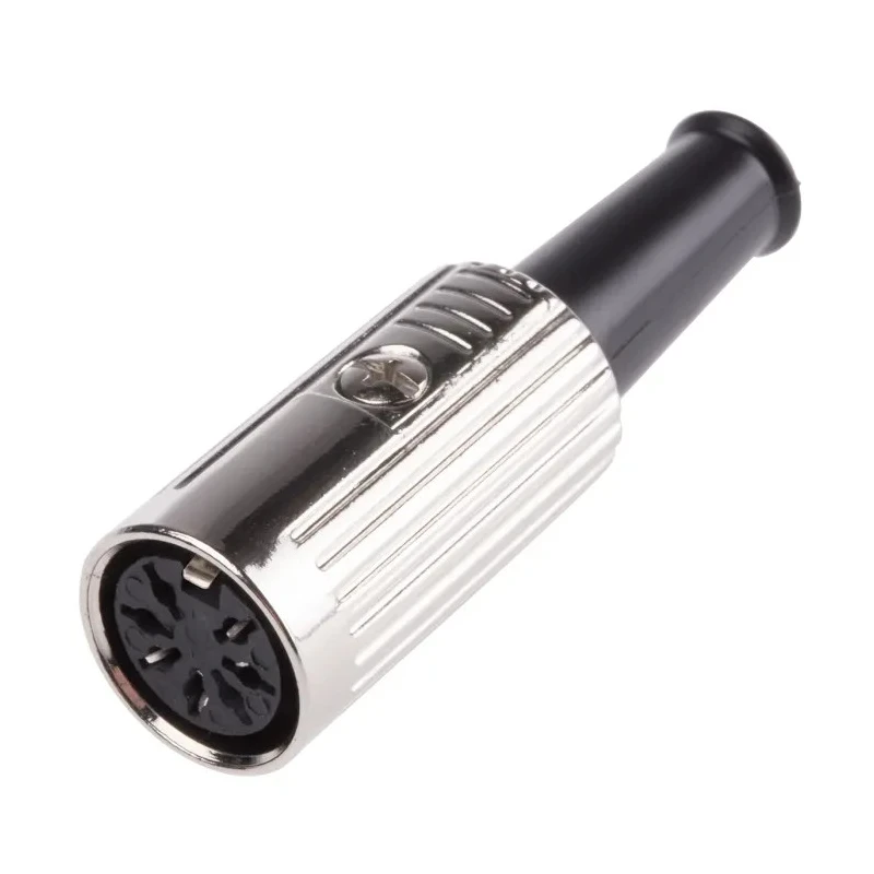 RS PRO 7 Pole Straight Standard DIN Socket, 4A Current, 100V AC Voltage, Push Lock Cable Female Connector 491-229