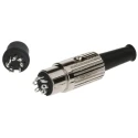 RS PRO 7 Pole Straight Standard DIN Socket, 4A Current, 100V AC Voltage, Push Lock Cable Female Connector 491-229