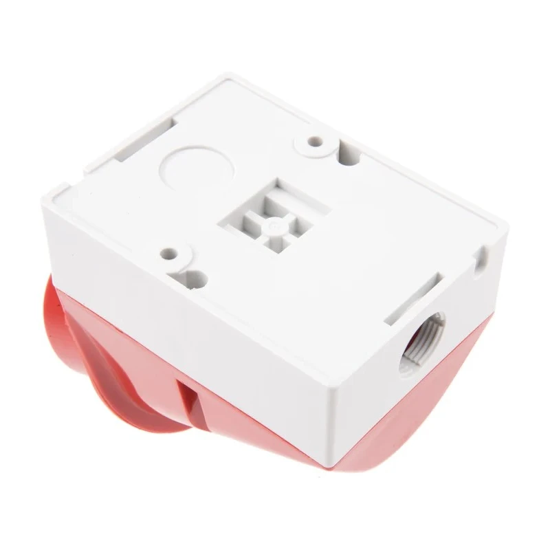 MENNEKES IP44 Red Industrial Power Connector Wall Mount 4P 25° Orientation 16A 400V Screw Termination IP44 