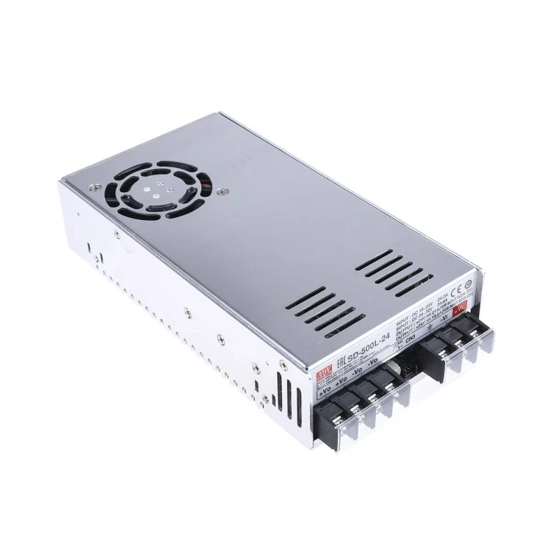 MEAN WELL Surface Mount Single Output Regulated Isolated DC/DC Converter 24V dc, 21A Output, 504W Power, 72V dc SD-500L-24
