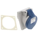 MENNEKES Panel Mount Industrial Power Connector Blue, Rated At 16A 230V IP44 3 Poles IP44 