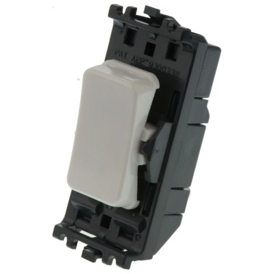 MK Electric Switch Insert Module 1 Way Black 20A Grid Plus Series 56891 BLK
