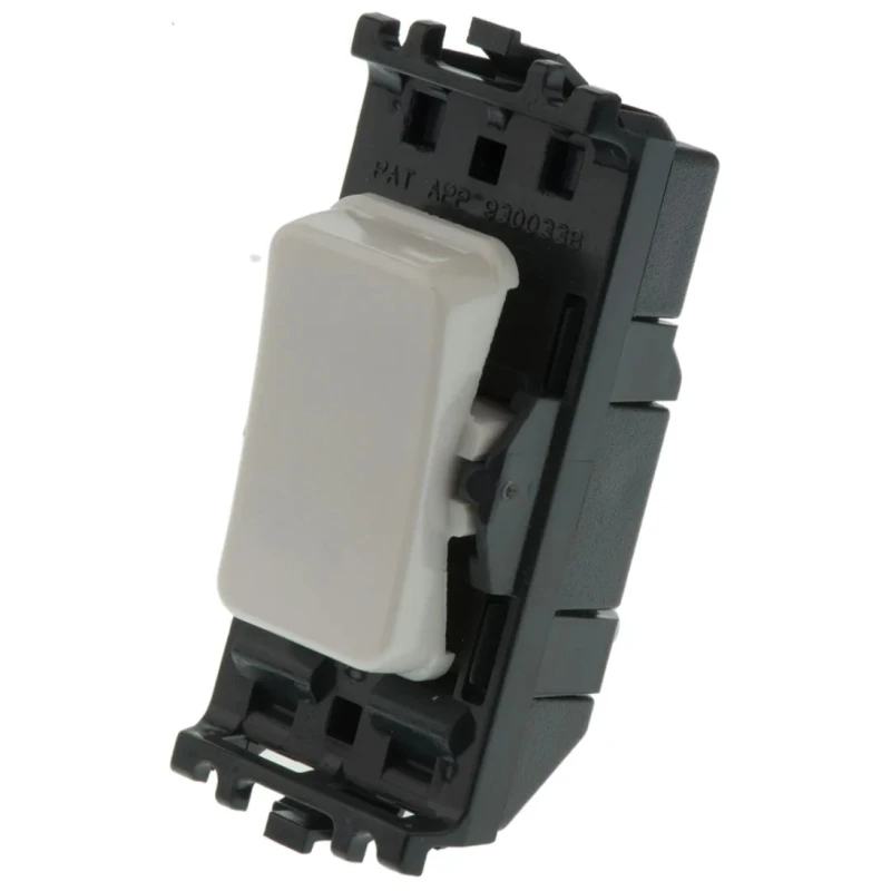 MK Electric Switch Insert Module 1 Way Black 20A Grid Plus Series 56891 BLK