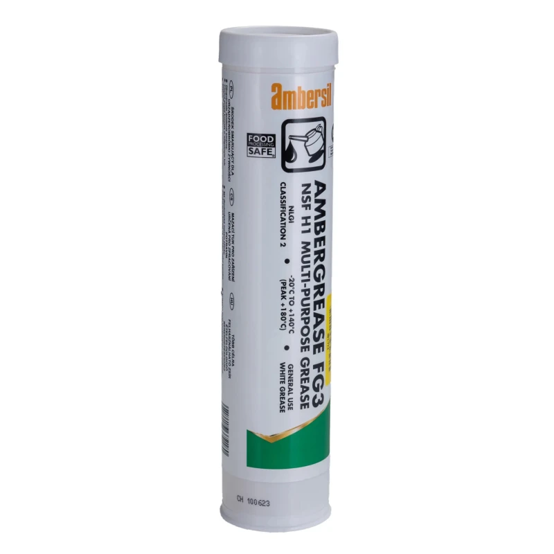Ambersil Aluminium Complex Grease Cartridge 400 g Food Safe White NGLI Grade 2 30258-AB