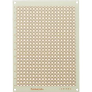 Sunhayato Medium-Sized Universal Matrix Board FR4 Epoxy Glass Fabric Laminate 160mm x 115mm Board ICB-96G