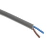 RS PRO 2 Core Power Cable Grey 0.75mm² 70 °C 100 m Polyvinyl Chloride 491-790