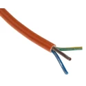 RS PRO 3 Core Power Cable Orange 0.75mm² 70 °C, 100 m PVC Jacket 500V 491-831