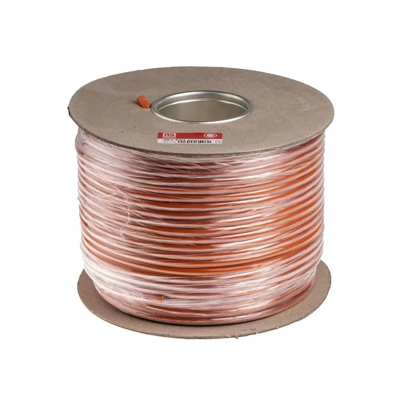 RS PRO 3 Core Power Cable Orange 0.75mm² 70 °C, 100 m PVC Jacket 500V 491-831