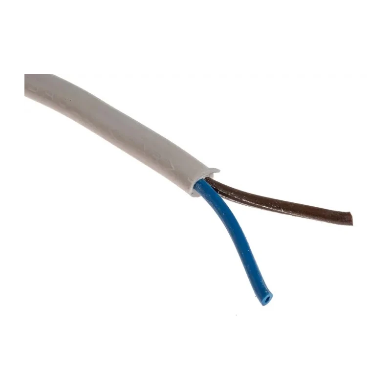 RS PRO 2 Core Power Cable White 0.75mm² 70 °C 100 m Polyvinyl Chloride 491-875