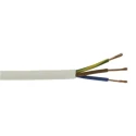 RS PRO 3 Core Power Cable White 0.5mm² 70 °C 100 m Polyvinyl Chloride 491-869