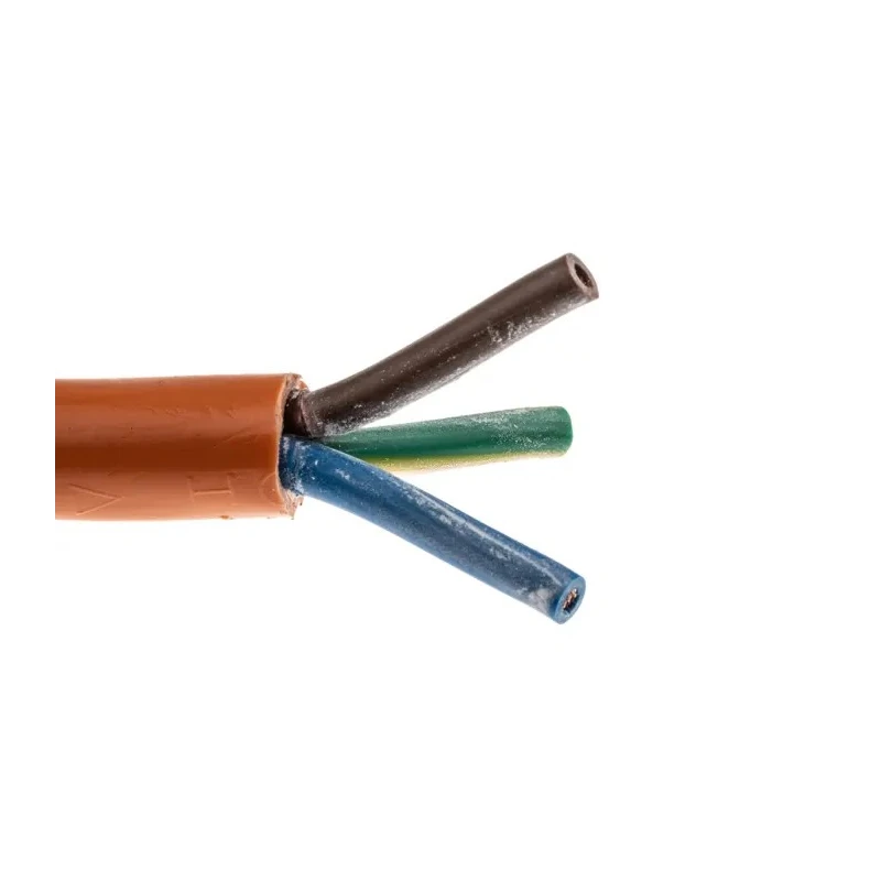 RS PRO 3 Core Power Cable Orange 2.5mm² 500V 70°C 100 m Polyvinyl Chloride 491-914