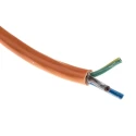 RS PRO 3 Core Power Cable Orange 2.5mm² 500V 70°C 100 m Polyvinyl Chloride 491-914