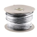 RS PRO 2 Core Power Cable Black 1.5mm² 500V 70°C PVC Insulated 100m H05VV-F 491-932