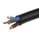 RS PRO 3 Core Power Cable Black 2.5mm² PVC Jacket 70°C 500V 100m 491-954