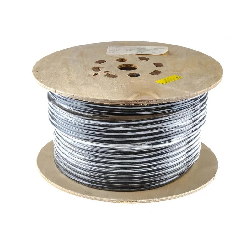 RS PRO 3 Core Power Cable Black 1.25mm² 500V 70°C PVC Jacket 100m 492-002