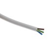 RS PRO 3 Core Power Cable White 1.25mm² PVC Insulated Stranded Copper 500V 100m 70°C 492-008