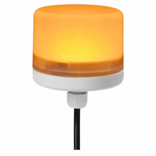 RS PRO Amber LED Beacon 24V DC Steady Light Polycarbonate Housing IP66 CE Certified 199-9732