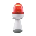 RS PRO Red Beacon-Buzzer Combination LED 240V AC Flashing Light Effect 96 dB Sound Level IP43 199-9740